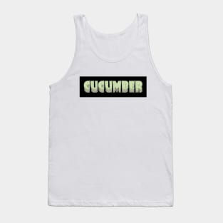 Comic Book Cucumber Tank Top